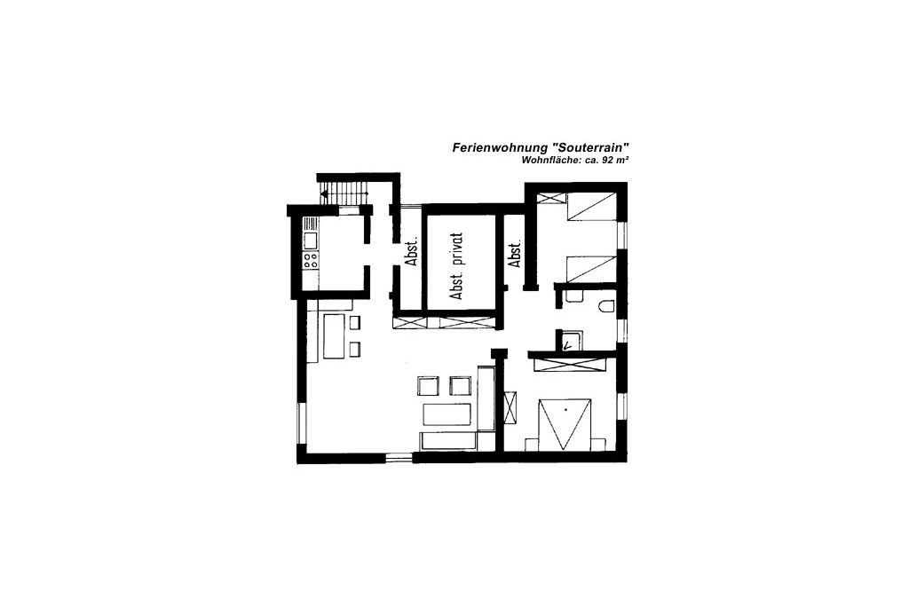 Haus Angeln - Ferienwohnung Souterrain 09